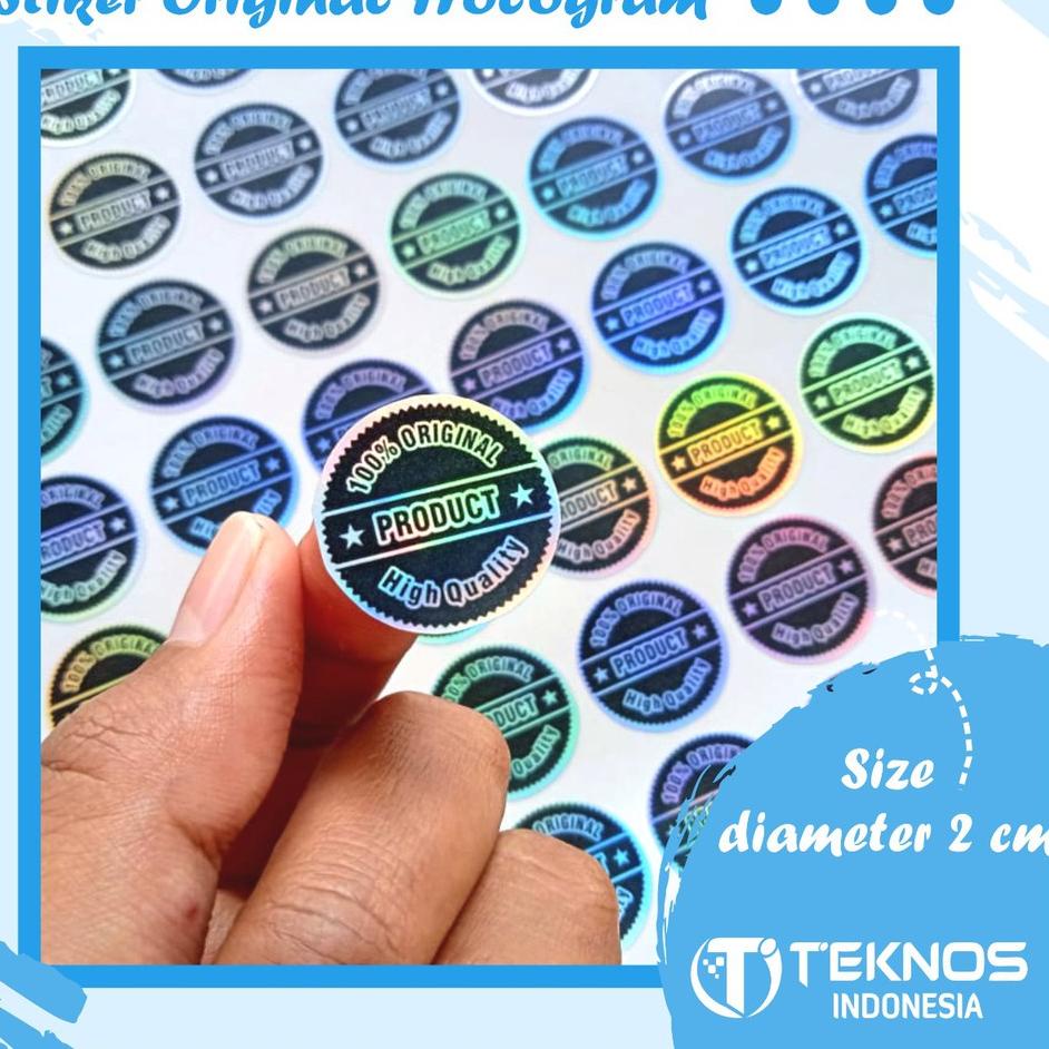 

₨ [50 PCS] STIKER HOLOGRAM ORIGINAL BULAT TERMURAH ♘