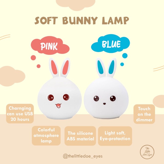 [NEW] Soft Bunny Lamp