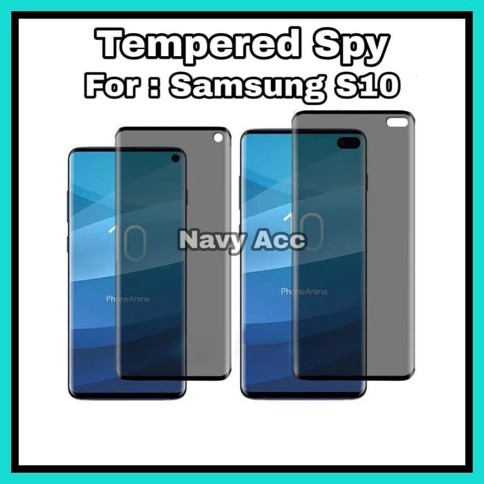 NA - Tempered Spy Samsung S10 UV Lamp - Tempered Glass Privasi Samsung S10