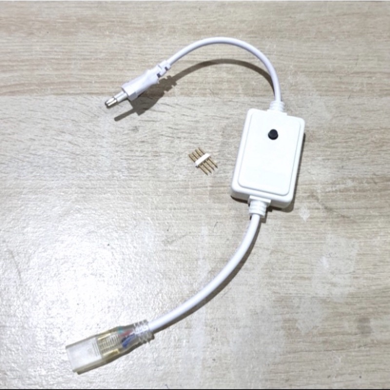 Soket Led Strip RGB 4 Jarum Socket led Strip Kedip-Kedip