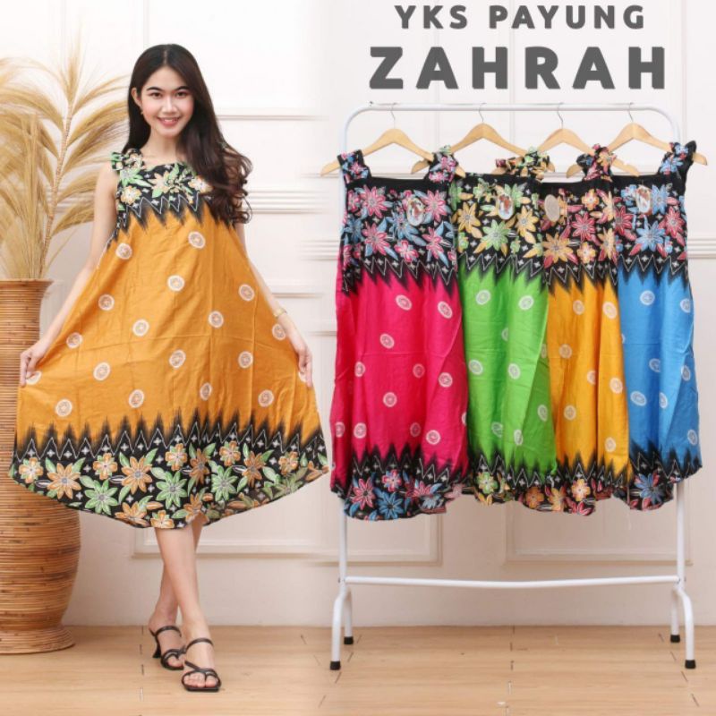 DASTER YUKENSI PAYUNG LD 100-110 BAHU KARET BAHAN RAYON ADEM BERKUALITAS.