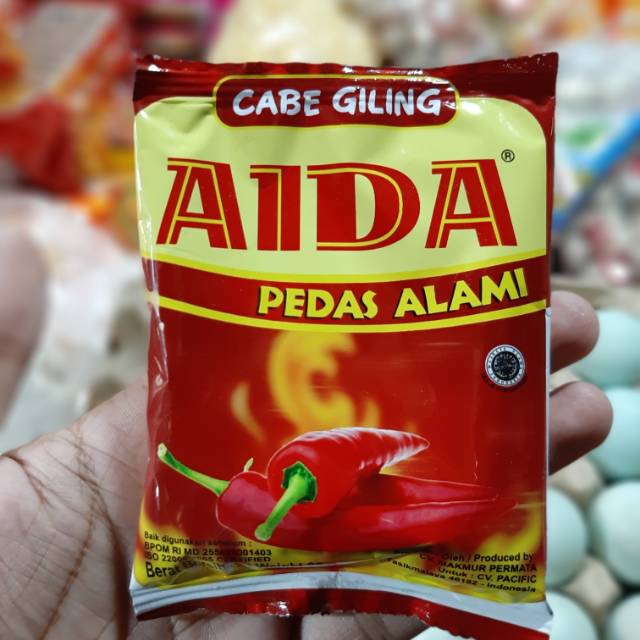 

Bubuk cabai giling Aida 25 gr