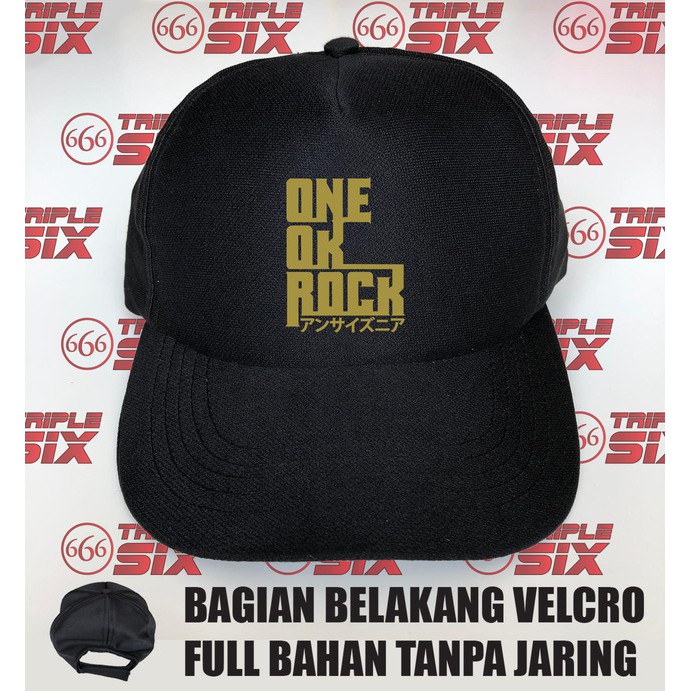 Topi Full Bahan One ok rock Gold