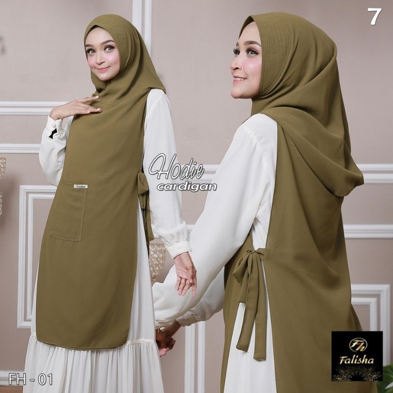 Hijab Jilbab Instan HODIE CARDIGAN Ceruty Premium Babydoll