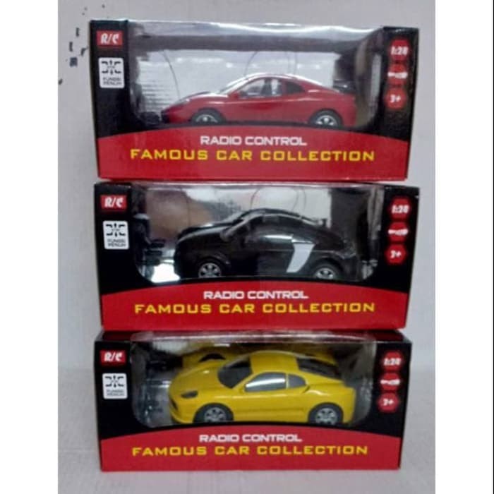 Mobil RC Famous Car Collection 1:12