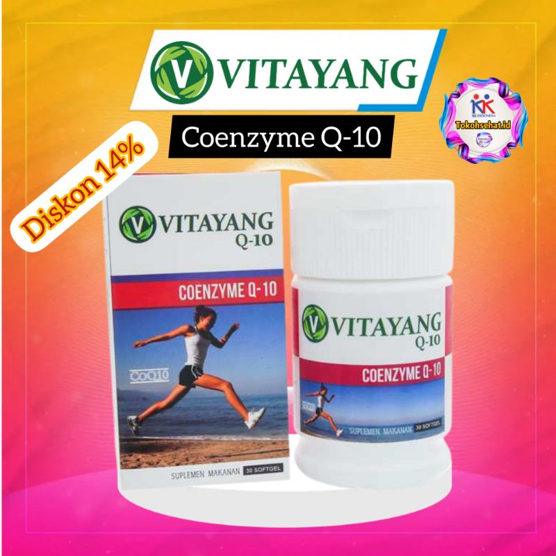 Vitayang Coenzyme Q10 Suplemen Antioksidan Untuk Kesehatan Jantung Original kk Indonesia