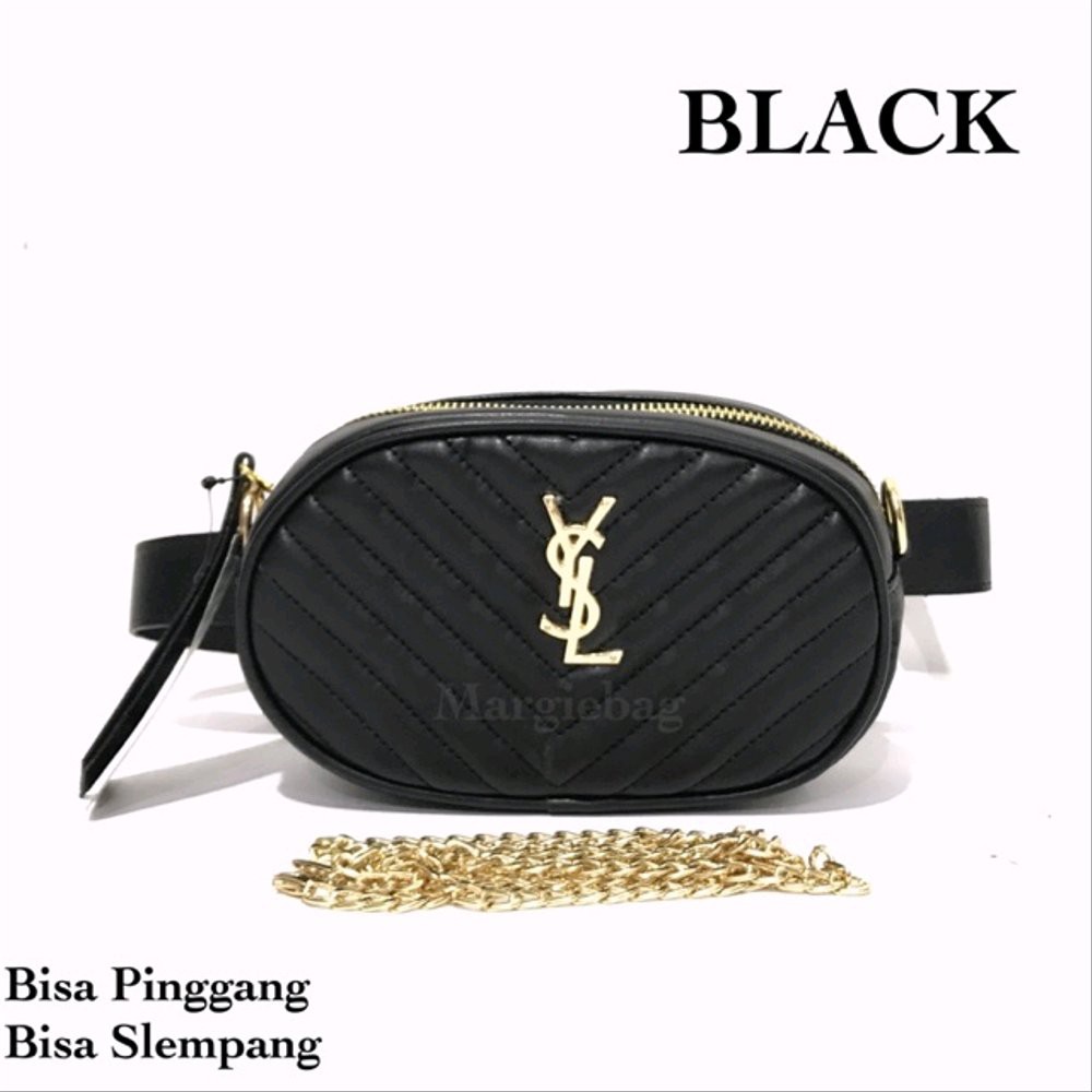 Tas Wanita Branded Ysl Waistbag Belt Bumbag Sling bag slempang Limited