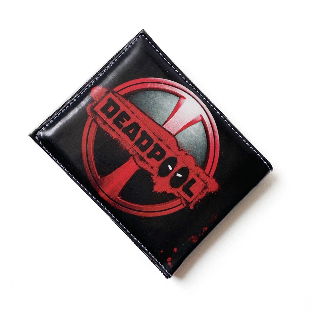 SHOPEE 6.6 SUPER SALE!! Dompet Anak Laki Laki Dompet Karakter Deadpool Kulit Sintetis Terbaru