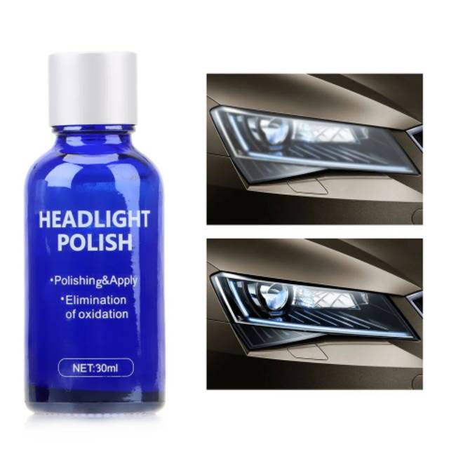 30 ML Cairan Pemutih Lampu Mobil Headlight Polish Repair Coat 30ml