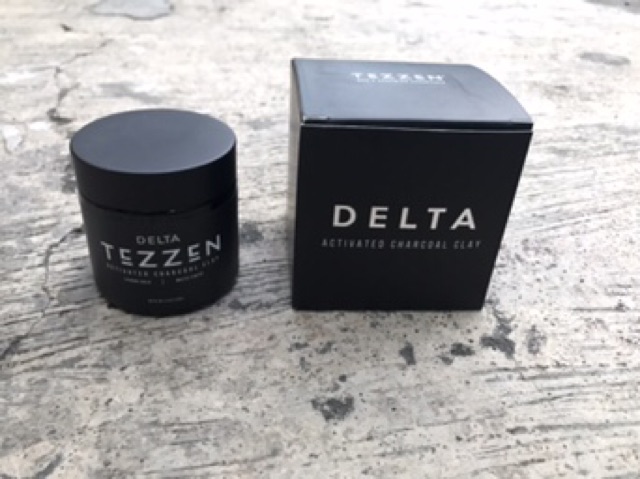 Pomade Tezzen Delta Activated Charcoal Clay 3.5 Oz 100 Gram Free Sisir + Sticker + BOX + Pouch