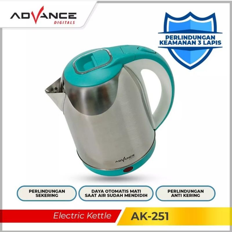 Advance Electric Kettel 2.5L / Teko Listrik AK-251