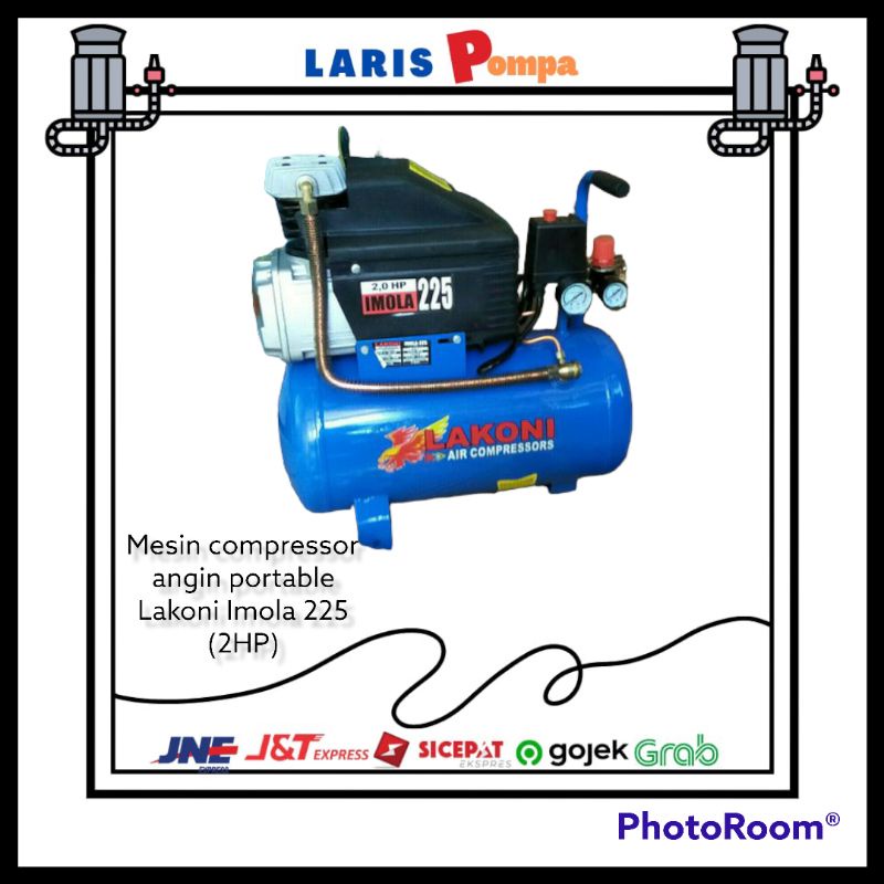 Mesin Kompresor Angin Lakoni Imola-225 / Compressor Angin Lakoni 2HP