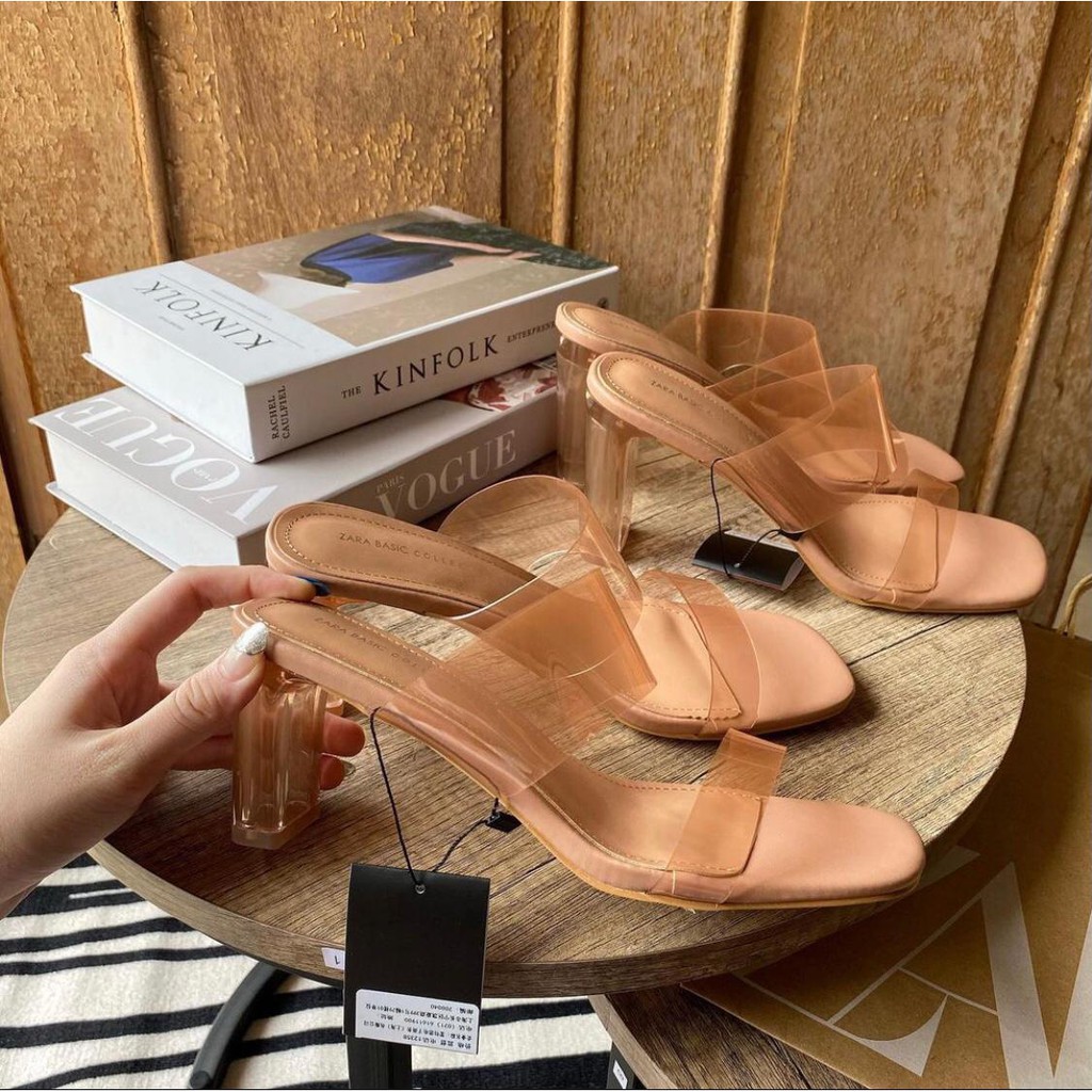 SANDAL WANITA ZS-799 VINLY HEELS 9CM