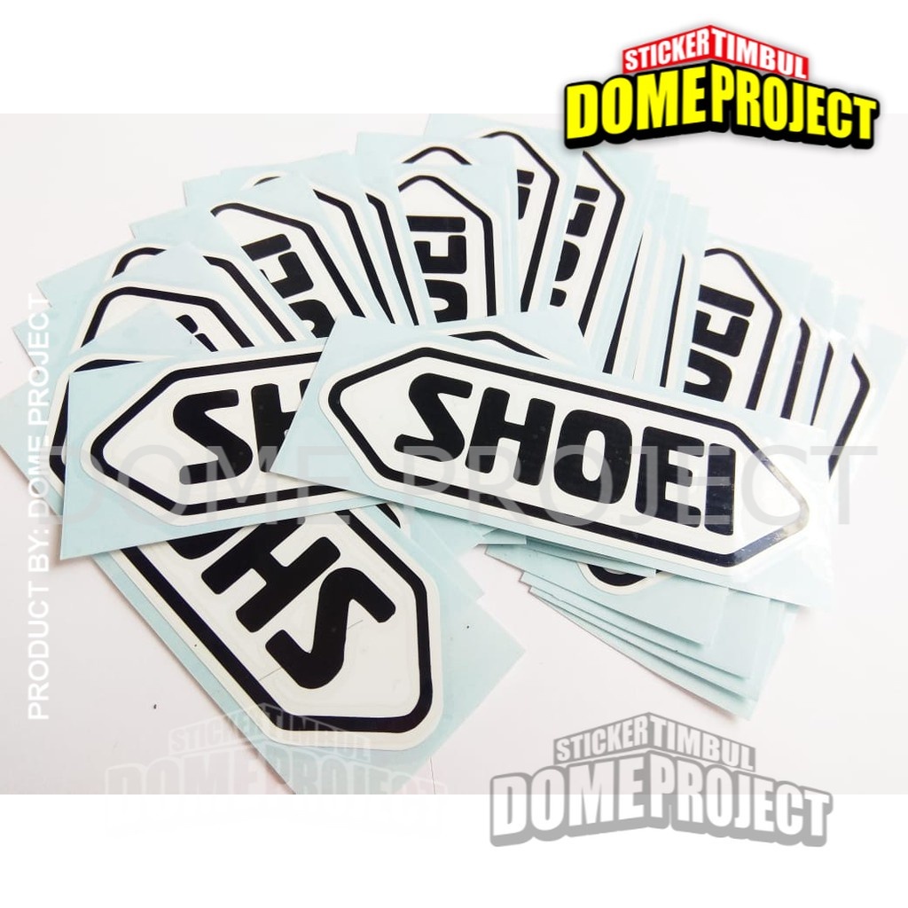 SHOEI STIKER CUTTING STIKER HELM MOTOR AKSESORIS HELM STIKER HELM WATERPROOF AKSESORIS SEPEDA MOTOR