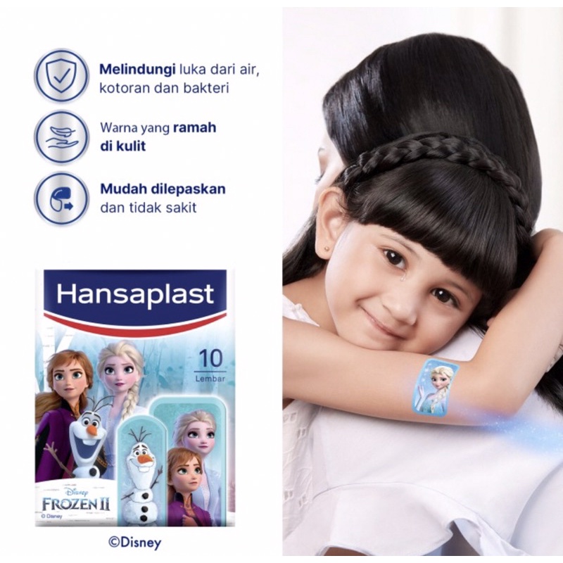 Hansaplast disney frozen 10 pcs ( penutup luka anak )