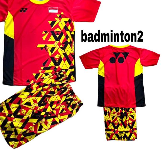 ⅍ setelan anak printing voli/baju anak voli/jersey voli/baju volly/setelan badminton anak ☀