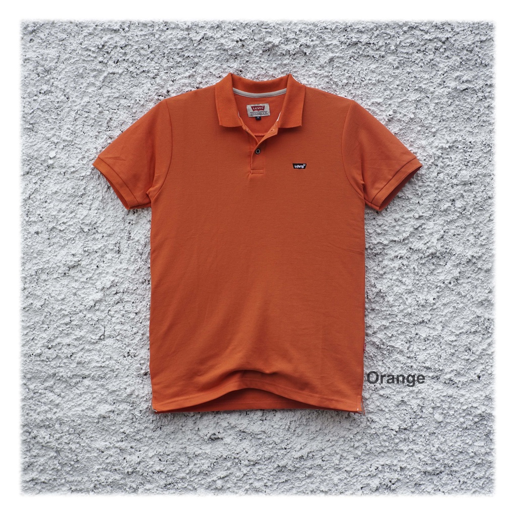 Kaos Kerah Pria Levis - Orange