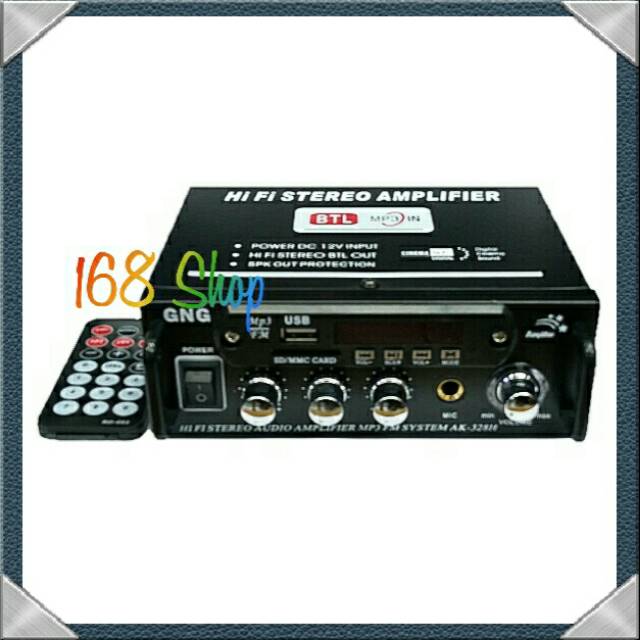 Amplifier Mini GNG AK328H USB Ac/Dc 2 Channel