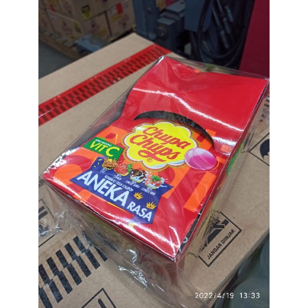 Chupa Chups lolypop classic isi 50 pcs × 10,5gr murah