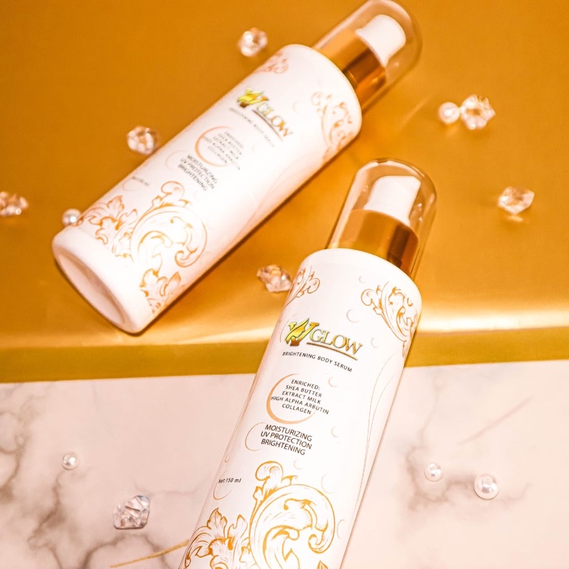 vglow brightening body serum