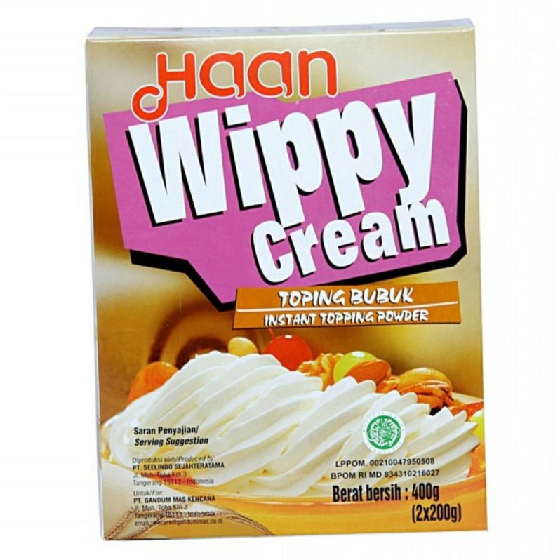 

Haan Wippy Cream 400gr (2x200gr)