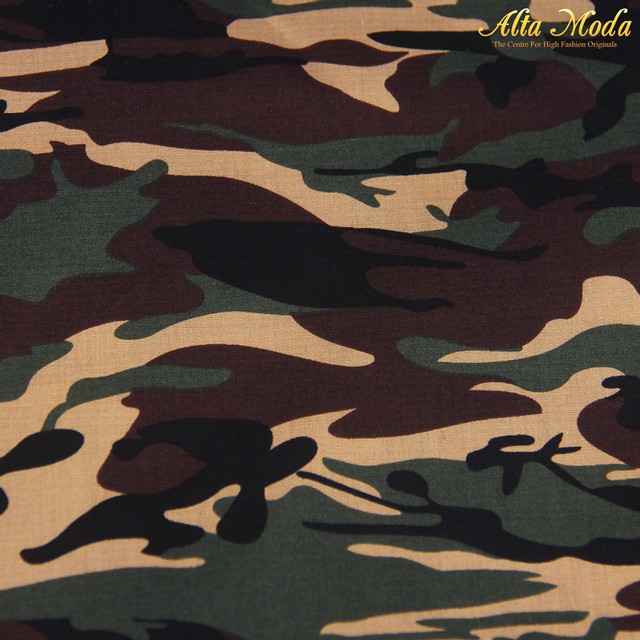 

Alta Moda Katun Motif Army Dasar Hijau Tua (1M)