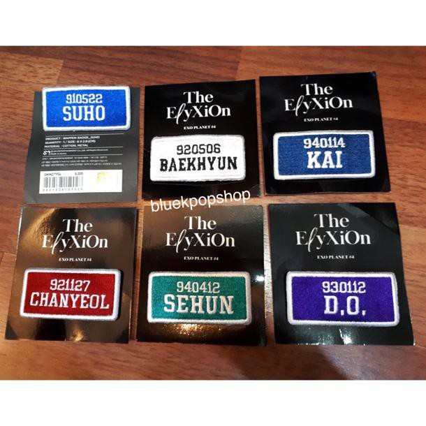 Aksesoris Fashion Wappen / Brooch Kpop EXO - The ElyXiOn