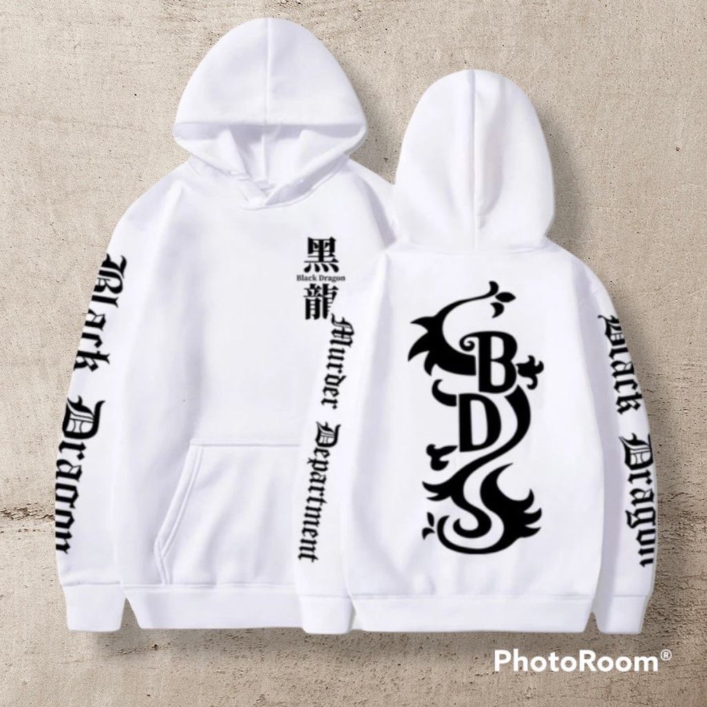 TOKYO REVENGERS BLACK DRAGON SWEATER HOODIE JAKET