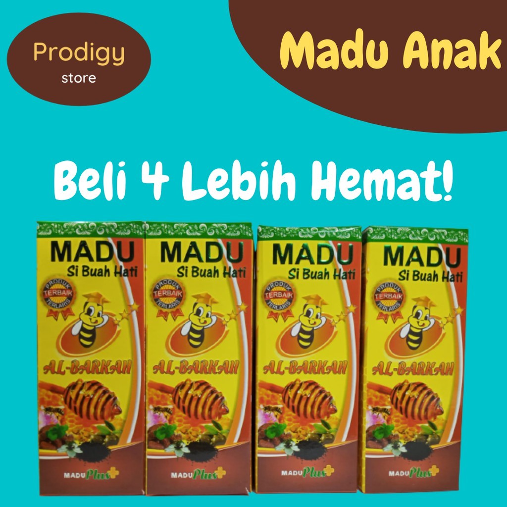 

Madu Si Buah Hati AL-BARKAH 175gr / BELI EMPAT LEBIH HEMAT