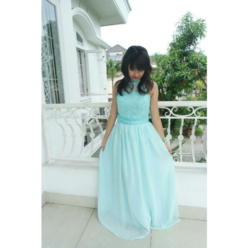PRELOVED LONG DRESS MAXI WEDDING ACARA ELEGANT