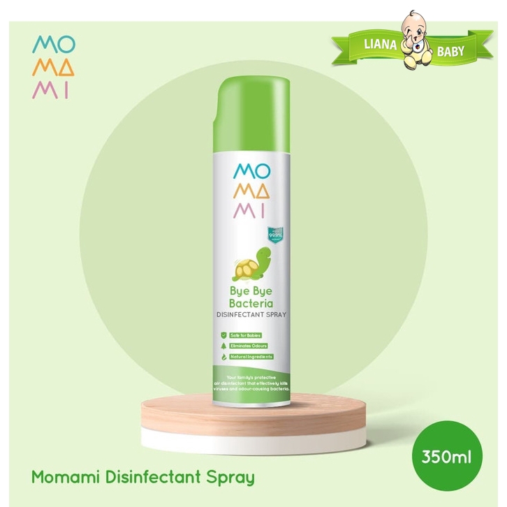 PERA359 AIR DISINFEKTAN MOMAMI BYE BYE BACTERIA DISINFECTANT SPRAY 350 ML