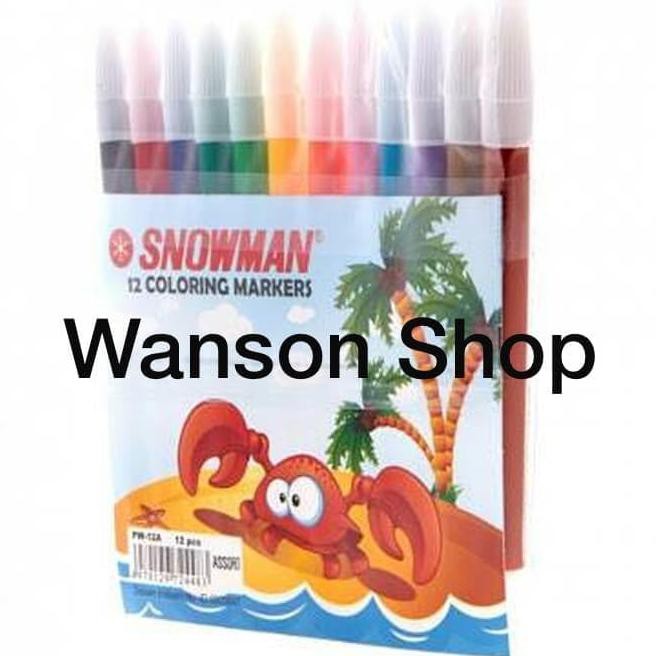 

û! SPIDOL 12 WARNA SNOWMAN û