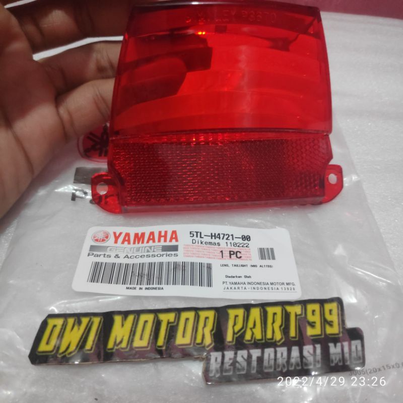 MIKA LAMPU STOP KECIL MERAH MIO SPORTY SMILE ORIGINAL ORI YAMAHA