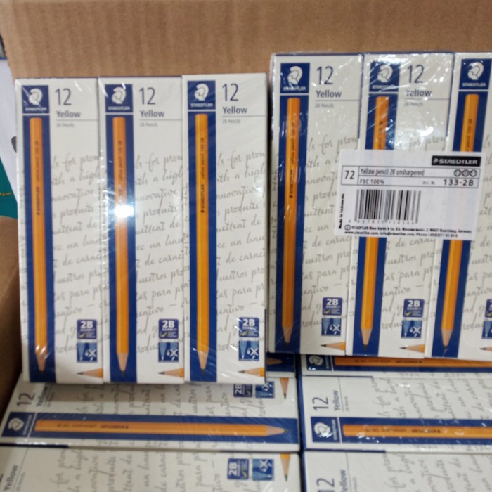 

Produk Unggulan Pensil 2B / Pensil Staedtler Yellow 2B - 1 Pack Isi 12 Hot Sale