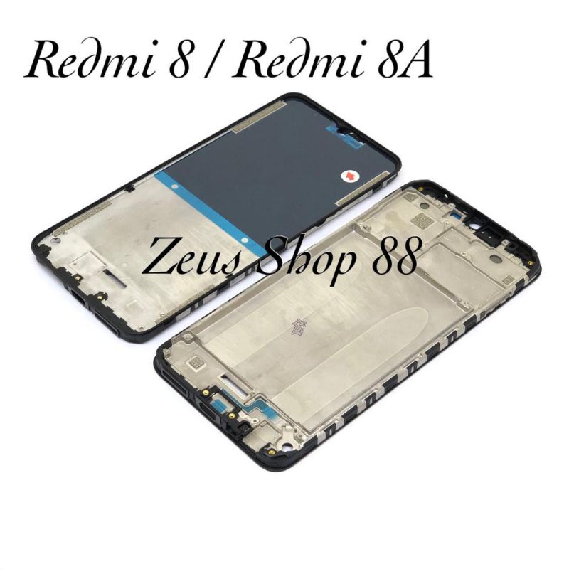 Kesing Casing Housing Fullset Plus Frame Tulang Tengah Tatakan Lcd Backdoor Xiaomi Redmi 8/8A Original