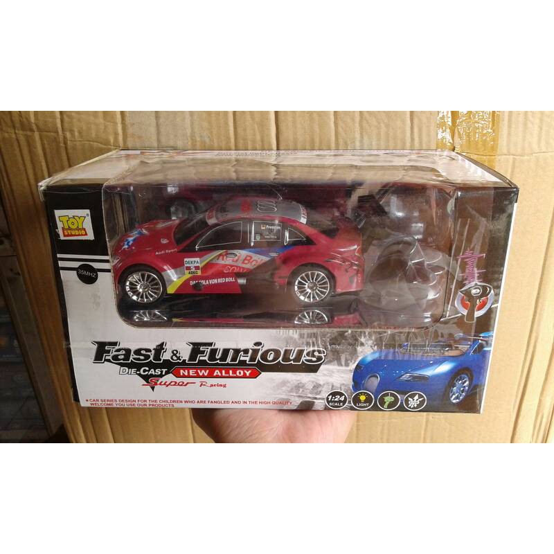 rc 1:24 jin hui long 4wd fast & furious merah