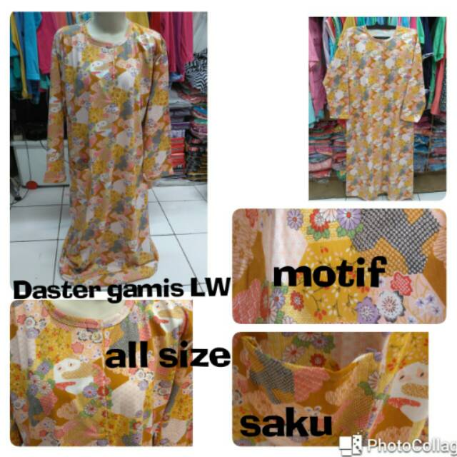 Daster gamis Lily White all size