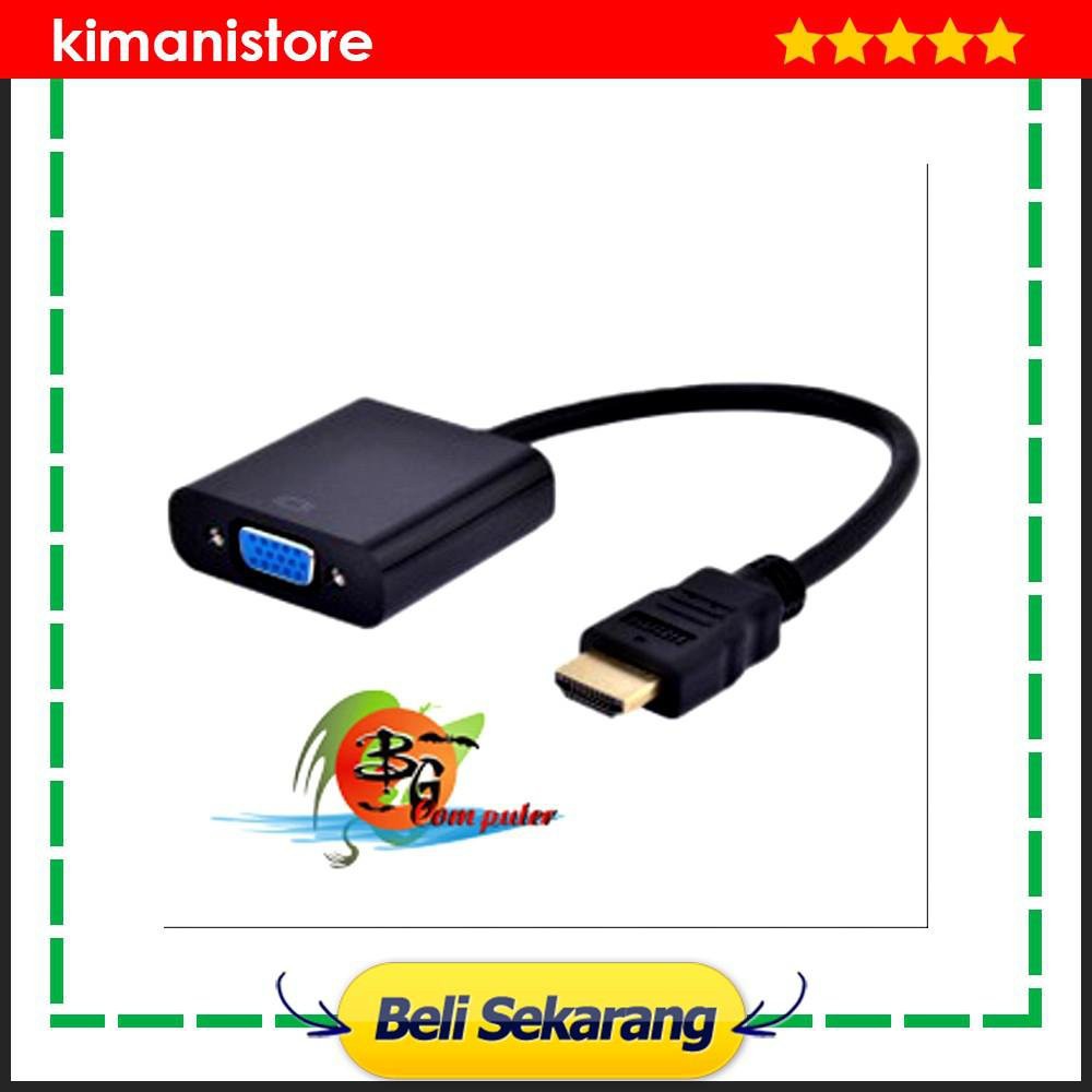 CONVERTER HDMI TO VGA . KABEL HDMI TO VGA . KONEKTOR HDMI TO VGA HD008 e disigrosir