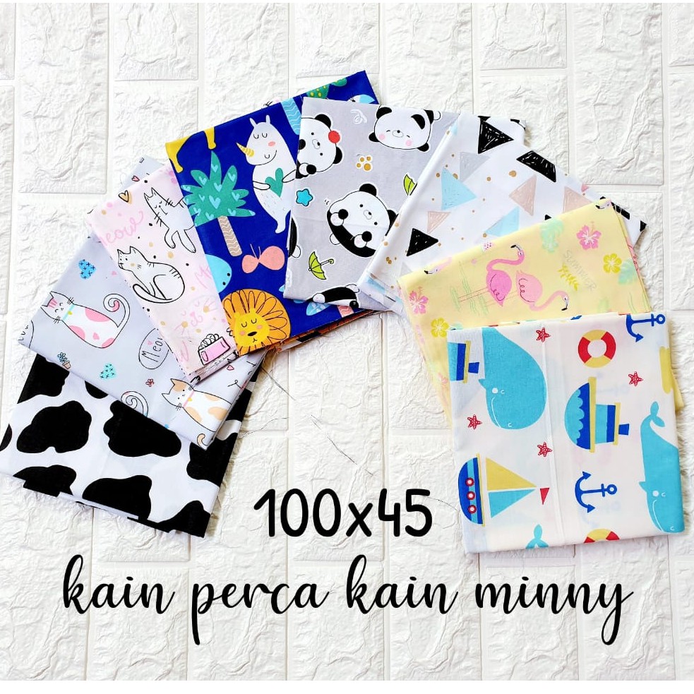KAIN PERCA 100X45 CM- KAIN SPREI KATUN LOKAL PERCA 100x45 CM