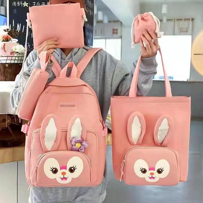 LSS.604348 • Tas Sekolah Anak SD SMP SMA Wanita Perempuan Tas Backpack Ransel Sekolah Tas Kerja Wani