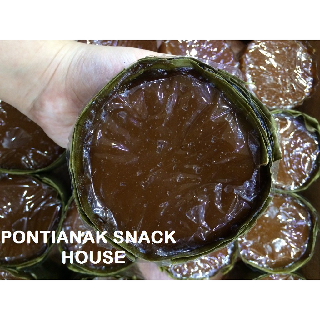 Kue Keranjang Daun Pisang - Tiam Kue - Thiam Pan - Nian Gao Khas Pontianak