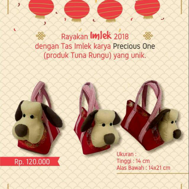 

Precious One Tas Imlek Handmade By Komunitas Tuli Precious One Lucu Dan Unik