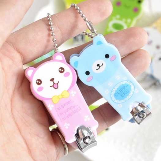 gunting kuku karakter lucu cute nail clippers alat potong kuku souvenir murah