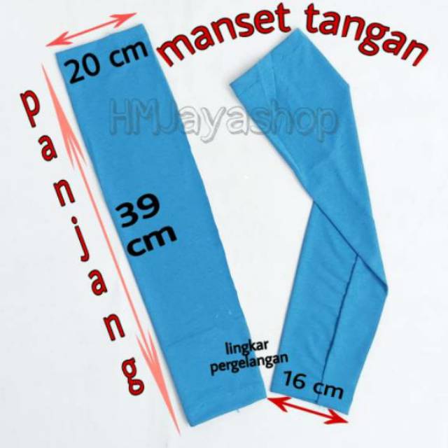 Manset Tangan Panjang Bahan Spandek Winner