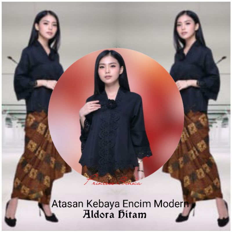 Atasan Kebaya Encim Floy Modern Wisuda Pesta Aldora