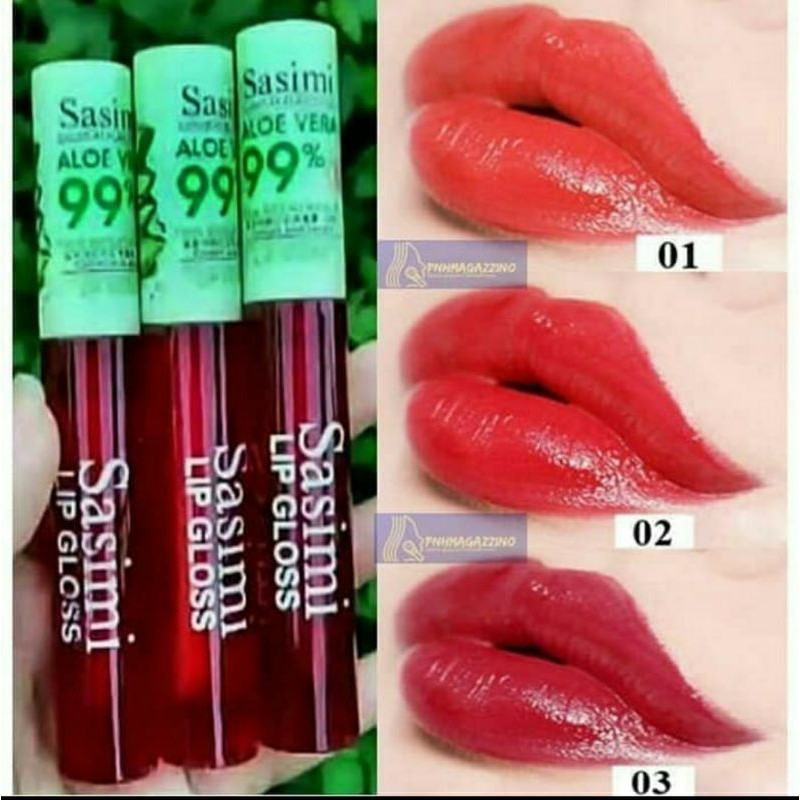 Lip tint Aloe Vera NO.S721//LipTint Sasimi Aloe Vera BPOM 3 Varian