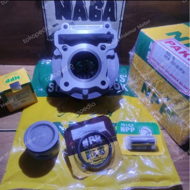 Blok Seher Komplit Ring Plus Piston Mio Soul Smile Sporty Mio Soul Fino Karburator 47200-5LW00 NPP