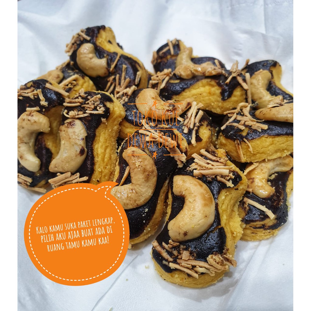 

Kue Lebaran Coklat Mete Keju