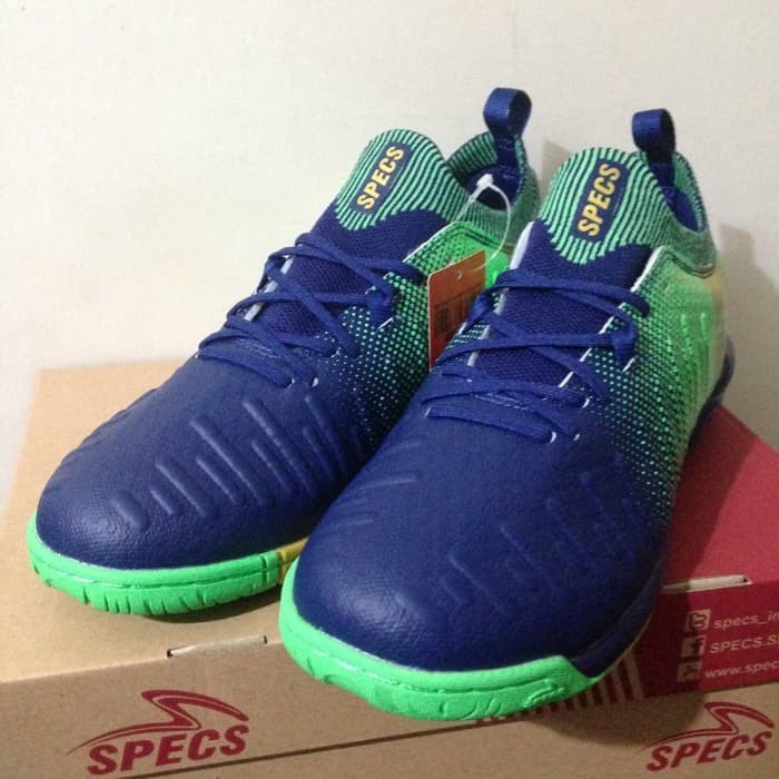 Sepatu Futsal Specs Swervo Thunderbolt 19 IN Shadow Blue original