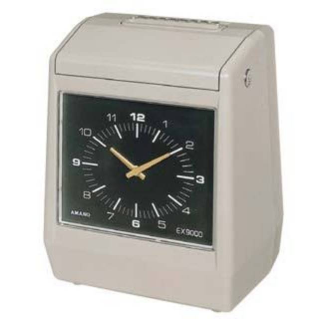 AMANO BX-9000 / 9100 (GARANSI) - Mesin Absen Absensi Kartu/Check Clock